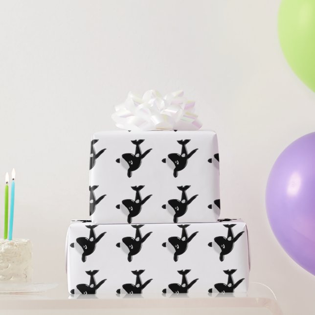 Schwertwal Geschenkpapier (Partygeschenke)