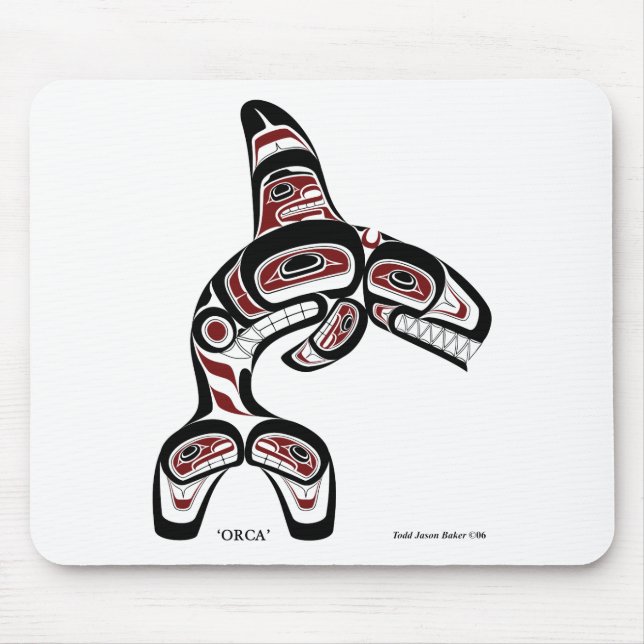 Schwertwal Mousepad (Vorne)