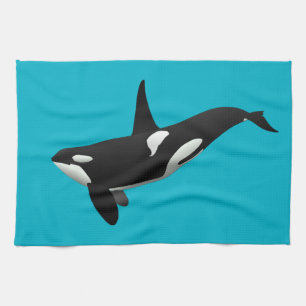 Schwertwal, Orcinus Orca Küchentuch