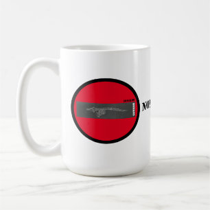 Schwertwal und die Auswirkung der roten Gezeiten Kaffeetasse