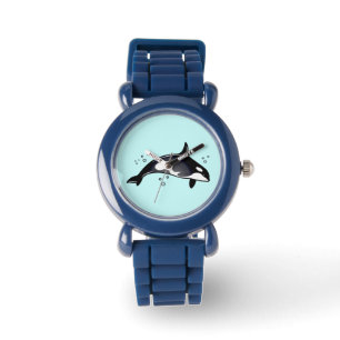 Schwertwal-Wal Armbanduhr