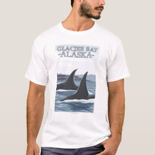 Schwertwal-Wale #1 - Glacier Bay, Alaska T-Shirt
