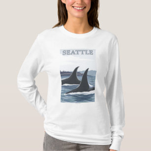 Schwertwal-Wale #1 - Seattle, Washington T-Shirt
