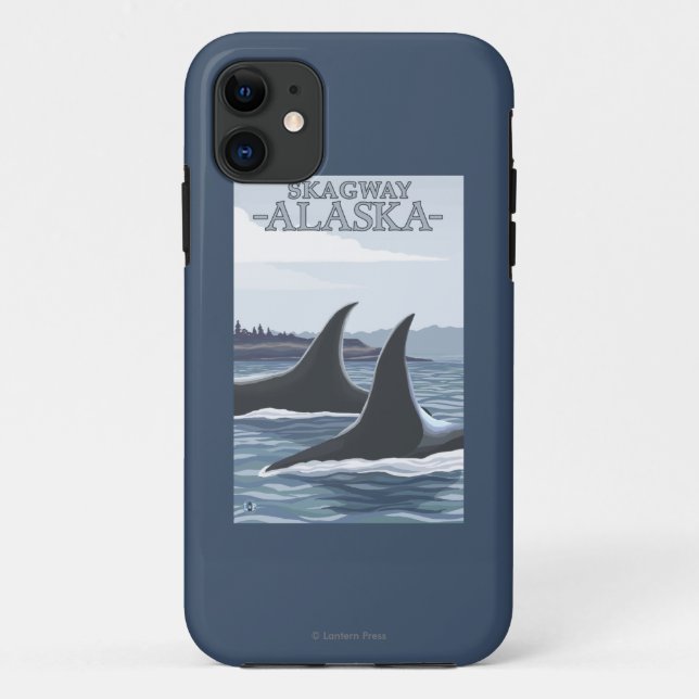 Schwertwal-Wale #1 - Skagway, Alaska Case-Mate iPhone Hülle (Rückseite)