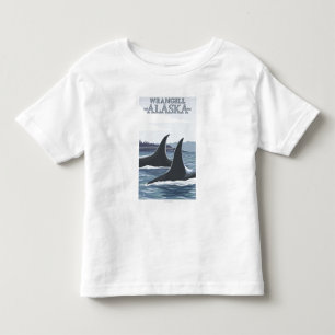 Schwertwal-Wale #1 - Wrangell, Alaska Kleinkind T-shirt