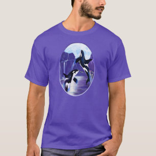 Schwertwale in einer Bucht T-Shirt