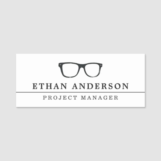 Schwerwiegende Spektakel | Funny Custom Namensschild (Vorderseite)