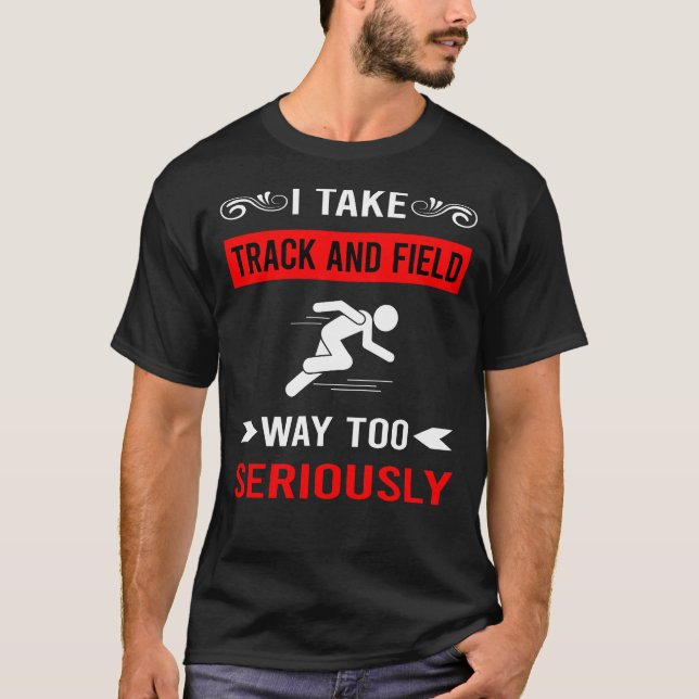Schwerwiegende Strecke und Feld T-Shirt (Vorderseite)