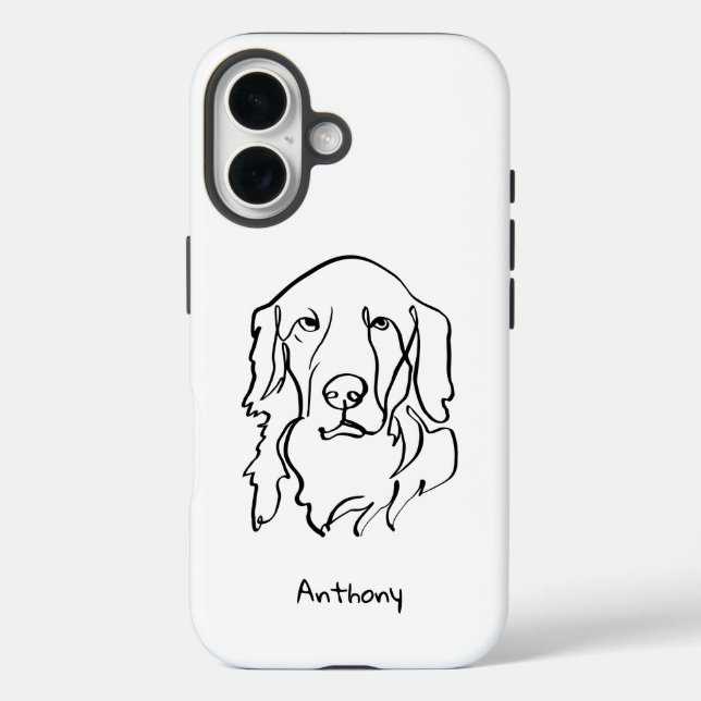 Schwerwiegender Goldener Retriever Case-Mate iPhone Hülle (Rückseite)