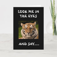 SCHWERWIEGENDER TIGER SAGT: "GEHT GUT!"