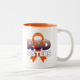 Schwester-Band-Tasse RSD Vogel-RSD Zweifarbige Tasse