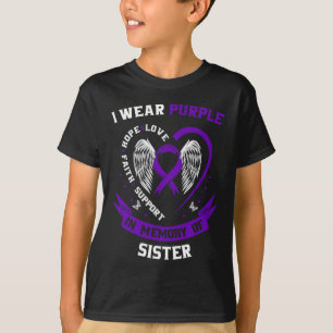 Schwester Bauchspeicheldrüsenkrebs Aufklärungsprod T-Shirt