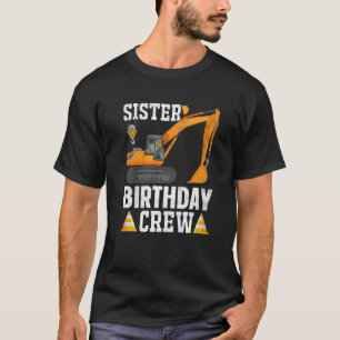 Schwester Birthday Crew - BauBirthday Party T-Shirt