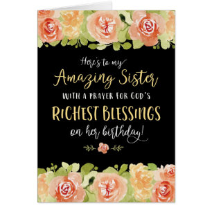 Schwester Birthday, hier ist zu meiner Phantastisc