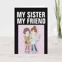 SCHWESTER BIRTHDAY LIEBE SIE GREETKARTEN