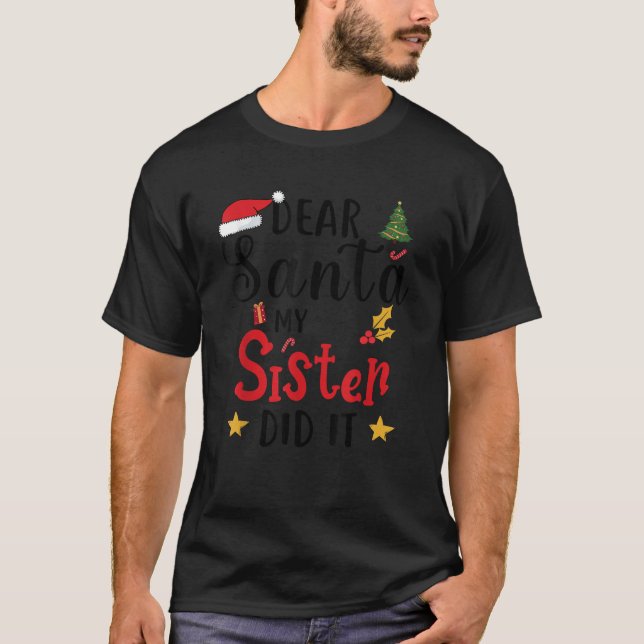 Schwester Brother Matching Sehr geehrter Herr Weih T-Shirt (Vorderseite)