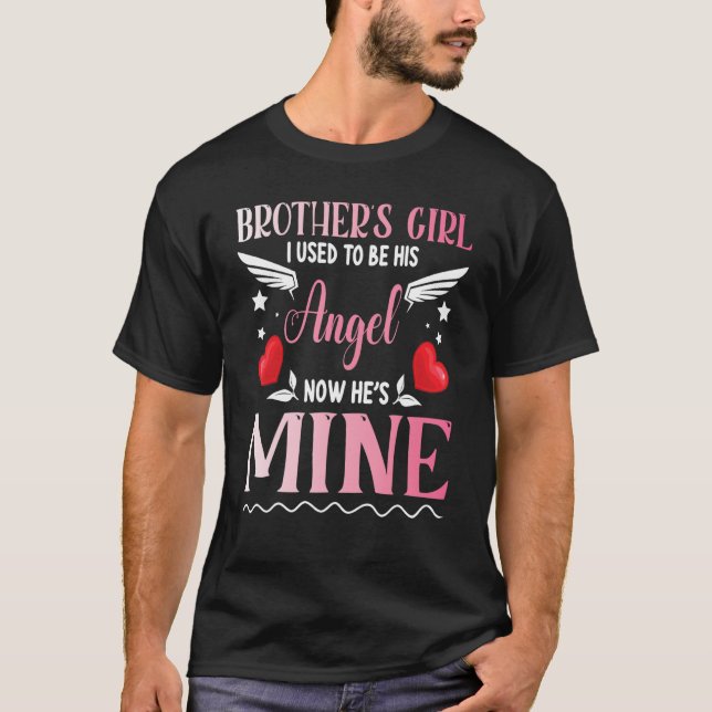 Schwester Brothers Mädchen war ich früher sein Eng T-Shirt (Vorderseite)