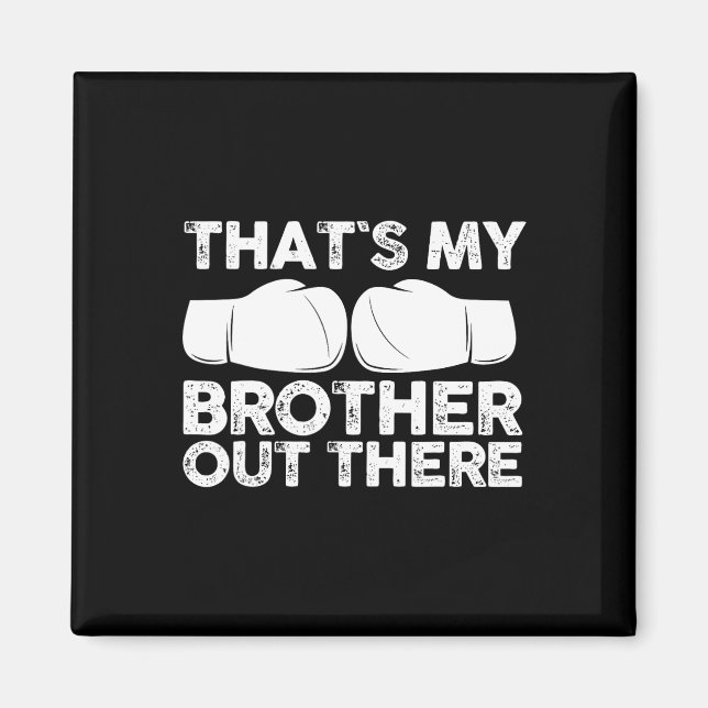 Schwester Bruder Kickboxen Magnet (Vorne)