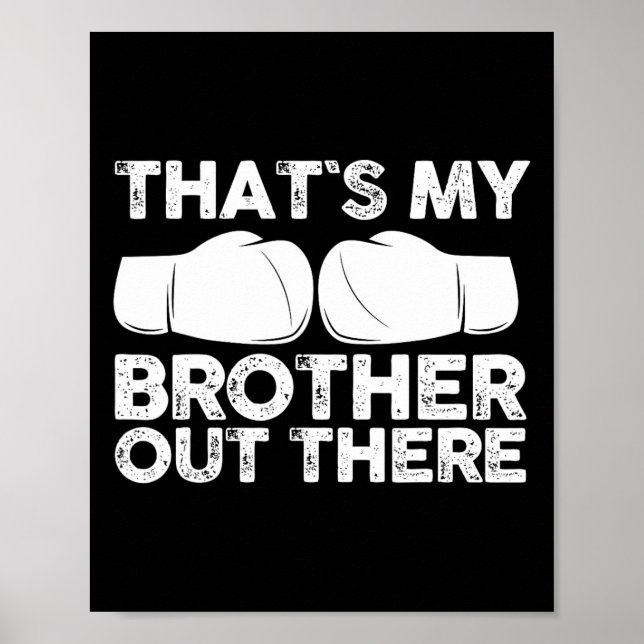 Schwester Bruder Kickboxen  Poster (Vorne)