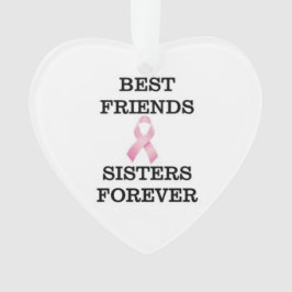 Schwester-Brustkrebs-Verzierung Ornament
