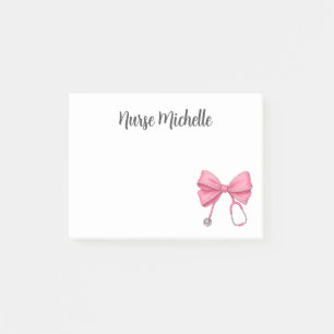 Schwester Coquette Rosa Schleife Post-it Klebezettel