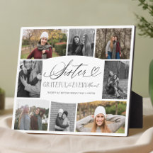 Schwester dankbar für jeden Moment FotoCollage