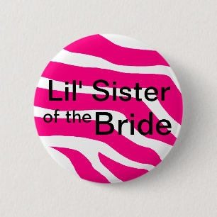 Schwester der Braut Button