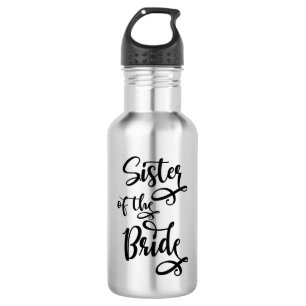 Schwester der Braut Edelstahlflasche