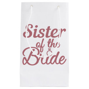 Schwester der Brautehochfamilie Matching Kleine Geschenktüte