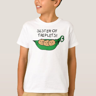 Schwester der Dreiergruppe-Hülse T-Shirt