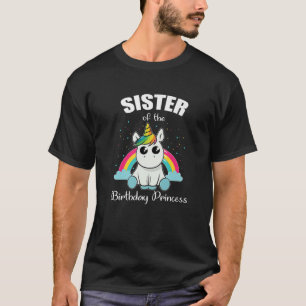 Schwester der Geburtstagskünstlerin Unicorn Niedli T-Shirt