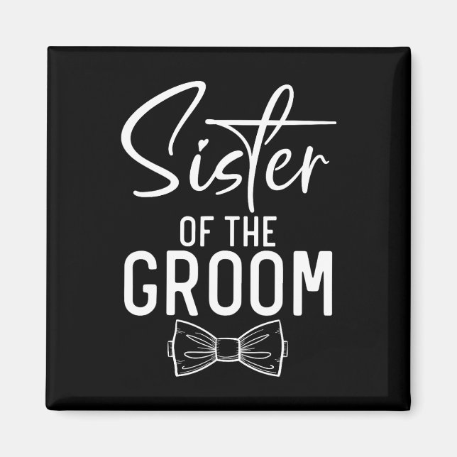 Schwester der Groom-Hochzeitssängerin Magnet (Vorne)