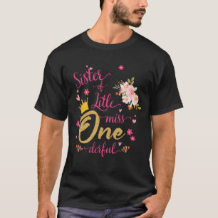 Schwester der Kleinen Frau eine derful Party Pink T-Shirt