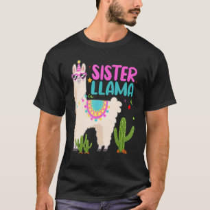 Schwester der Mutter-Kind-Familie Llama T-Shirt