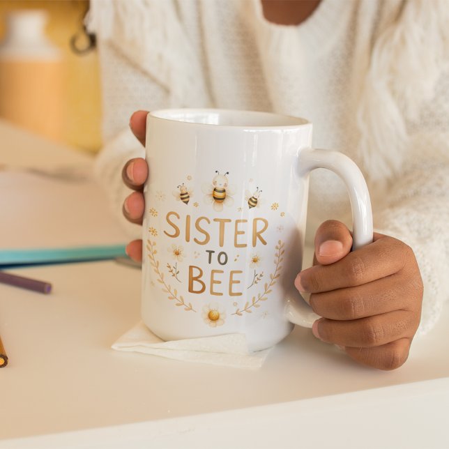 Schwester der Niedlichen Biene Kaffeetasse (Von Creator hochgeladen)