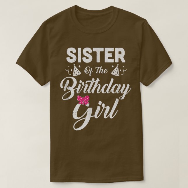 Schwester der Schwester der Schwester der Schweste T-Shirt (Design vorne)