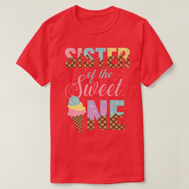 Schwester der süßen Creme Lovers Sweetie Gi T-Shirt (Design vorne)