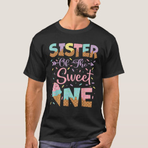 Schwester der süßen Eiscreme 1. Geburtstag Gir T-Shirt