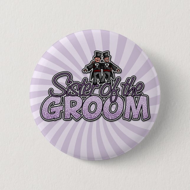 Schwester des Bräutigamknopfes Button (Vorderseite)