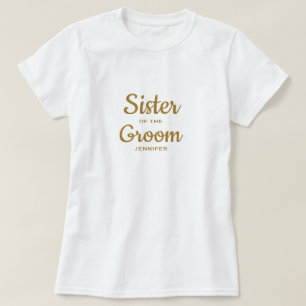 Schwester-des-Bräutigams-Hemd T-Shirt