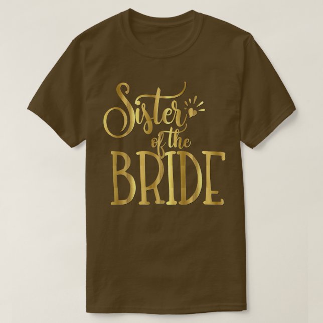 Schwester des Brautpavillons T-Shirt (Design vorne)