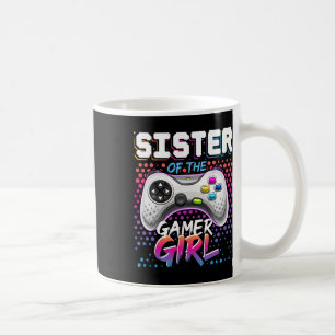 Schwester des Gamer-Girls passendes Videospiel Geb Kaffeetasse
