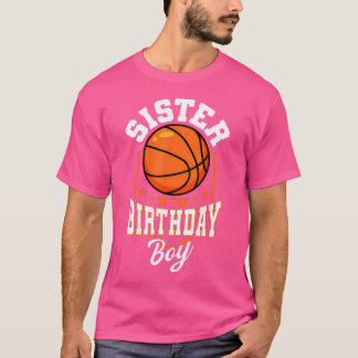 Schwester des Geburtstags Basketball-Themenabends  T-Shirt