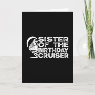 Schwester des Geburtstags-Cruisers Lustige Kreuzfa Karte
