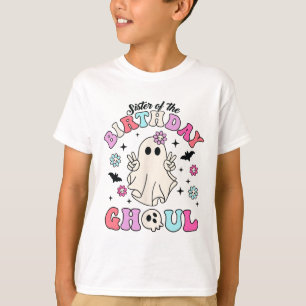 Schwester des Geburtstags Ghoul Groovy Halloween G T-Shirt