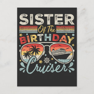 Schwester des Geburtstags Kreuzritterurlaubs Postkarte
