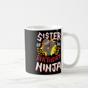 Schwester des Geburtstags Ninja Karate Kinder zum Kaffeetasse