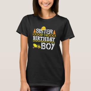 Schwester des Geburtstagsjungen Bausatzes T-Shirt
