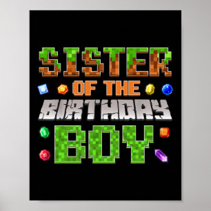Schwester des Geburtstagsjungen Bday-Party-Videosp Poster