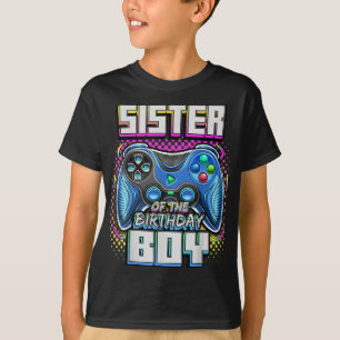 Schwester des Geburtstagsjungen Matching Family Vi T-Shirt